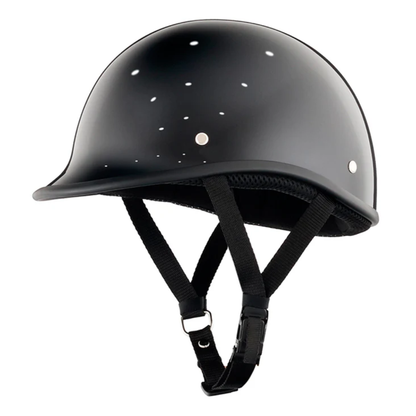 Vintage Low-Profile Polo Half Helmet | DOT Certified
