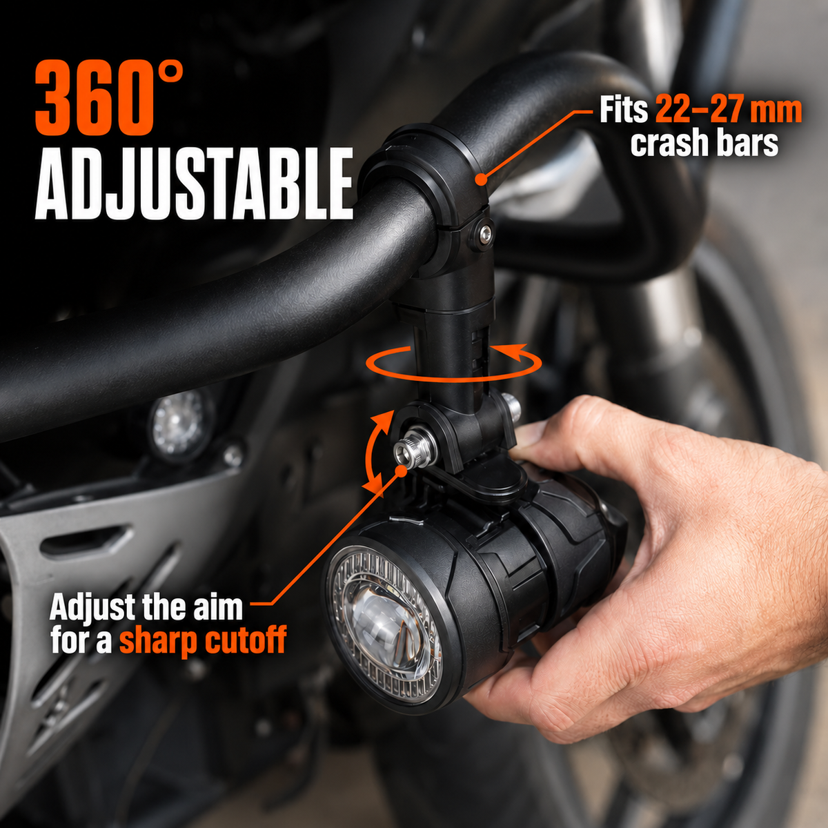 BikerZonez Auxiliary Lights