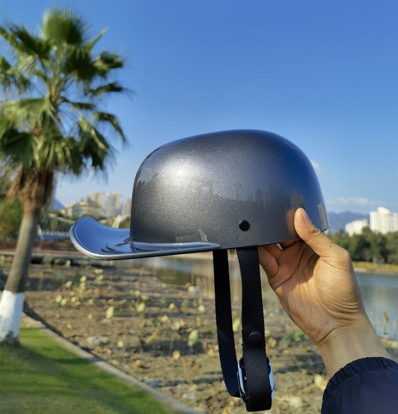 Retro 90s Half Helmet – Vintage Street Rider Style – BikerZoneZ Retro 90s Half Helmet – Vintage Street Rider Style – BikerZoneZ