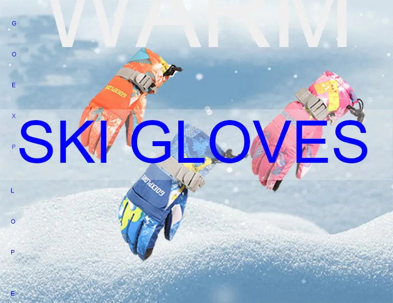 BG38 Ski Motorcycle Gloves Waterproof Windproof (3 Colors)