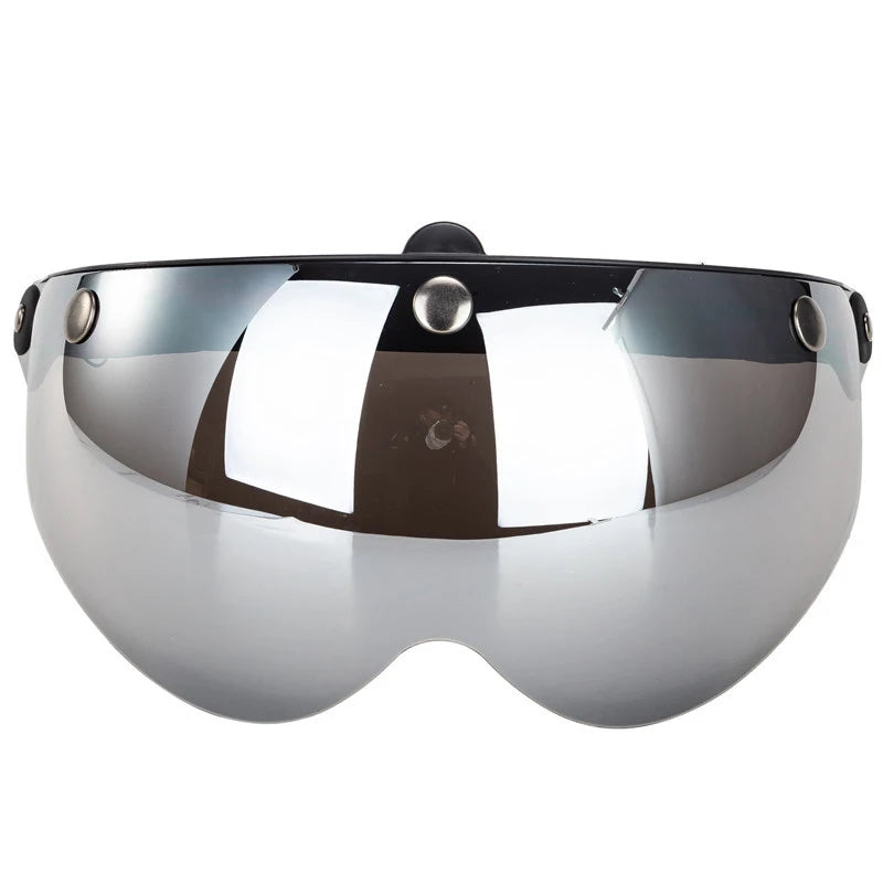 Universal 3-Snap Visor for Open-Face Motorcycle Helmet – BikerZoneZ Universal 3-Snap Visor for Open-Face Motorcycle Helmet – BikerZoneZ