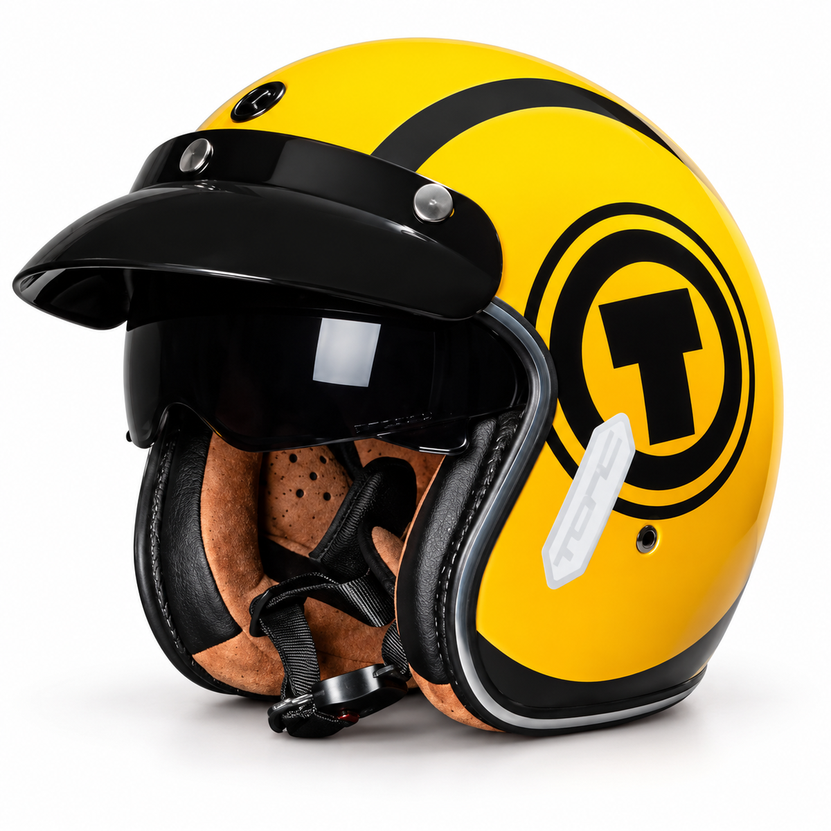 TORC Vintage Open Face Helmet - DOT & ECE Approved