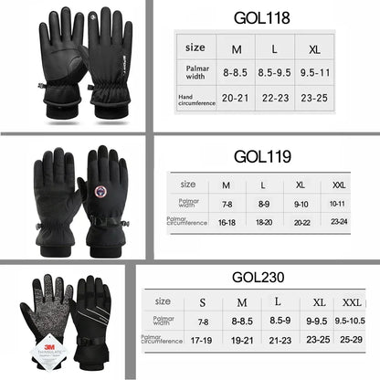 BG16 Winter -60℃ Electric Heated Waterproof & Windproof & Touch Screen & Non-slip Gloves