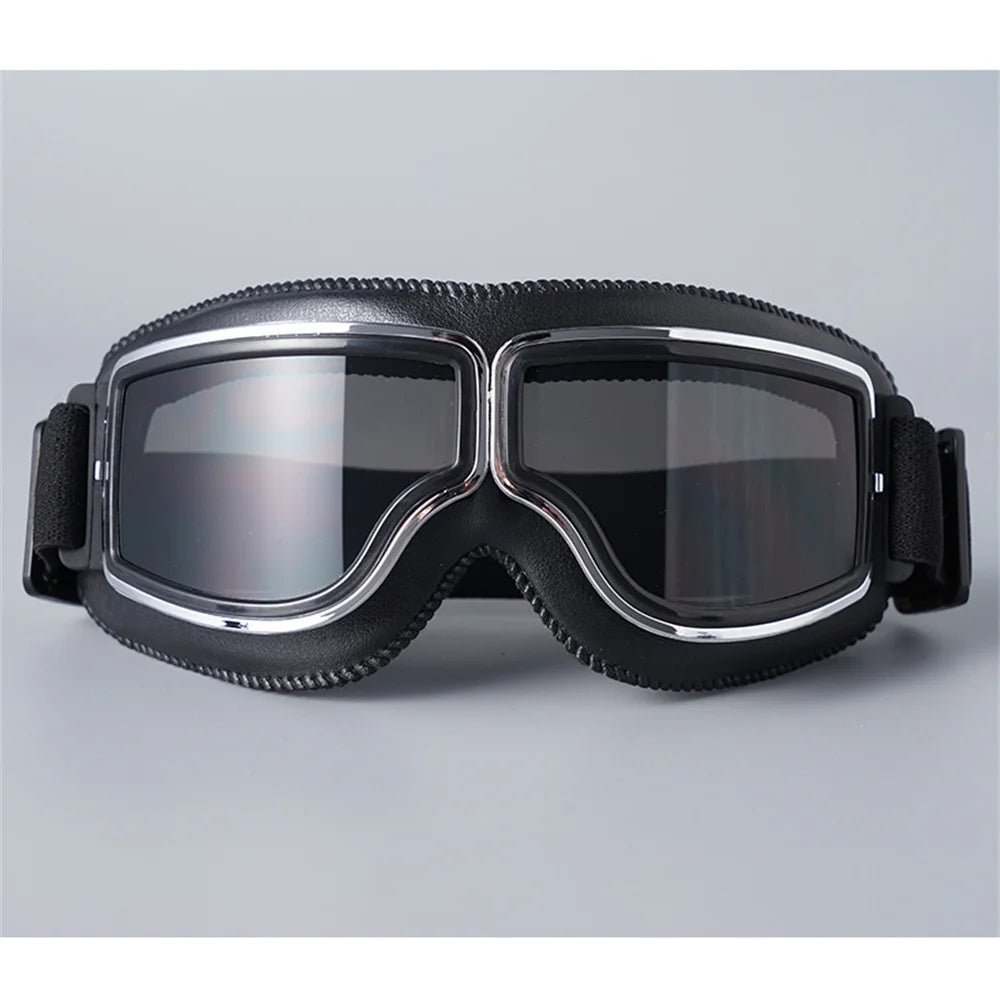 BGG05 Vintage Leather Motorcycle Goggles