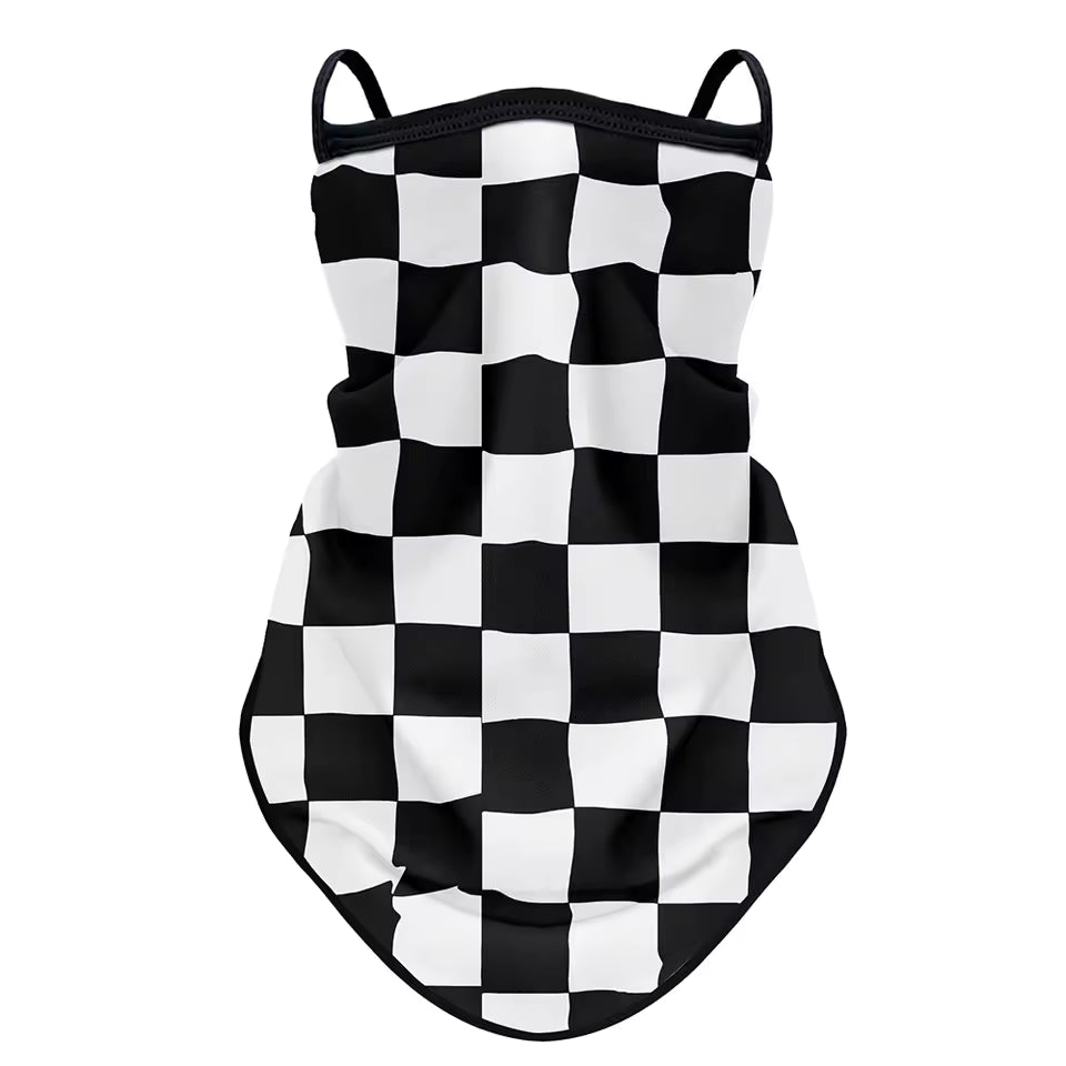 Retro Biker Face Mask – Breathable, Windproof & Anti-UV