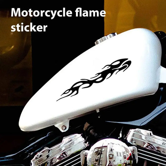 BA14 Motorcycle Reflective Flame Stickers Waterproof