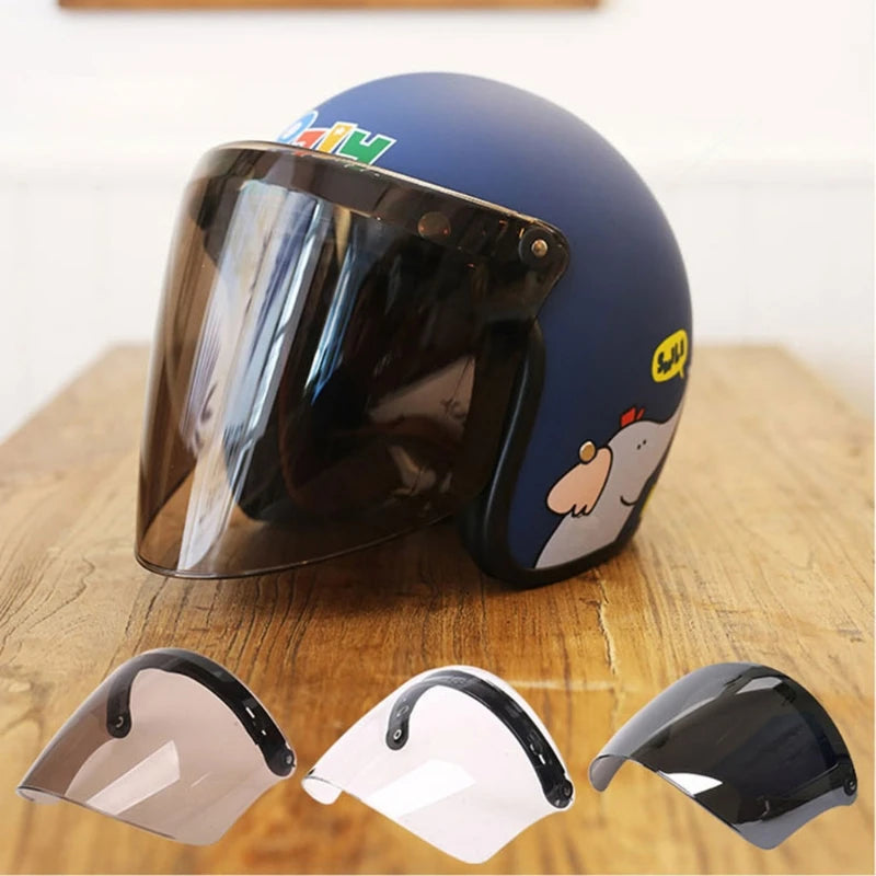 3-Snap Helmet Visor