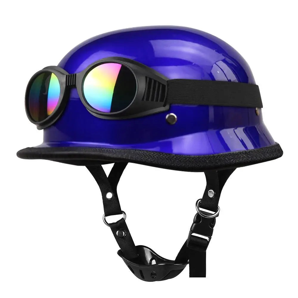 DOT Certification Half Helmet Retro Motorcycle – BikerZoneZ