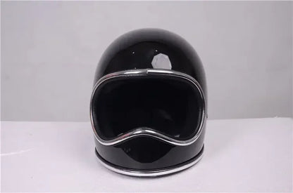 B23 Fiberglass Shell Korea Style Vintage Motorcycle Helmet