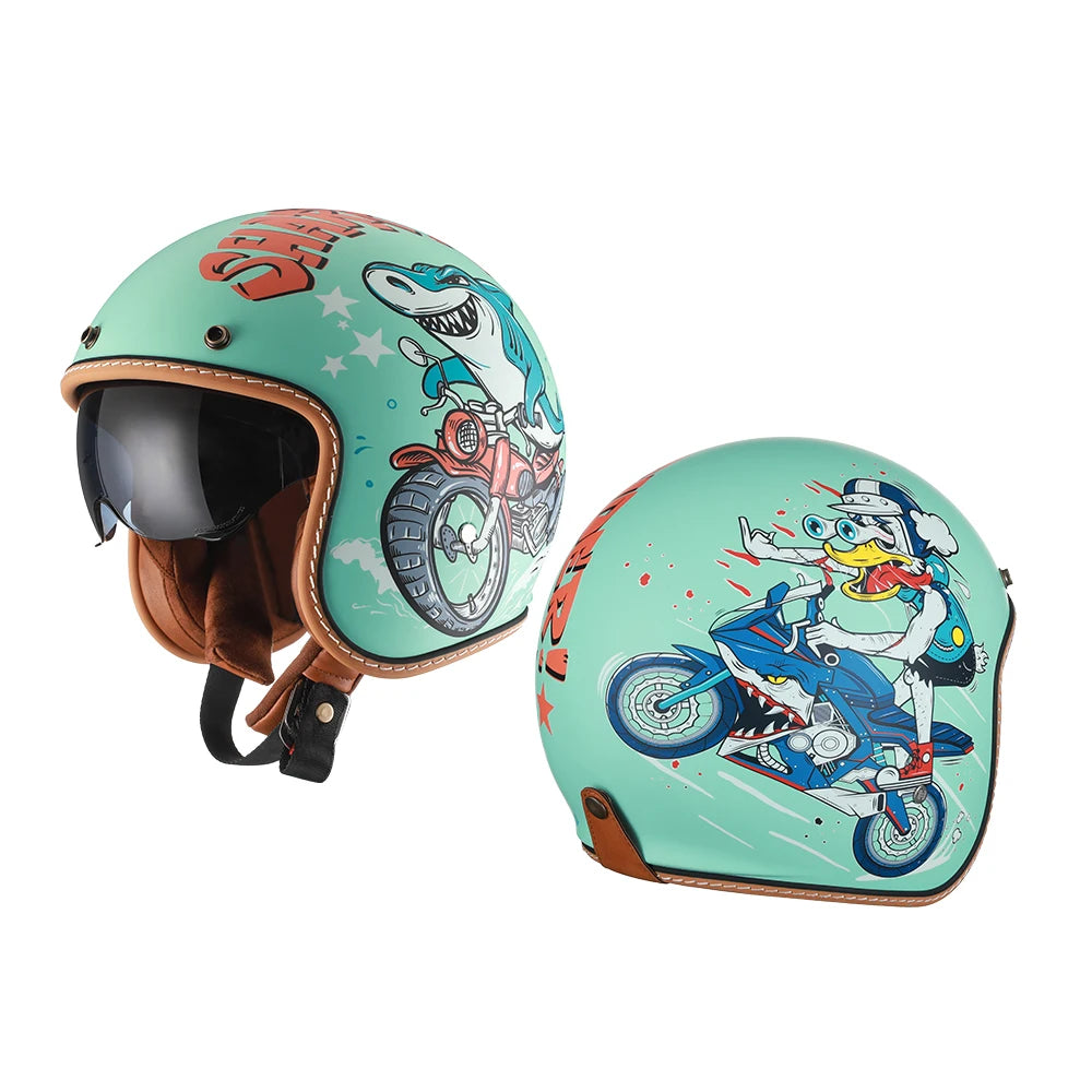 B05 Vintage Motorcycle Helmet Unisex