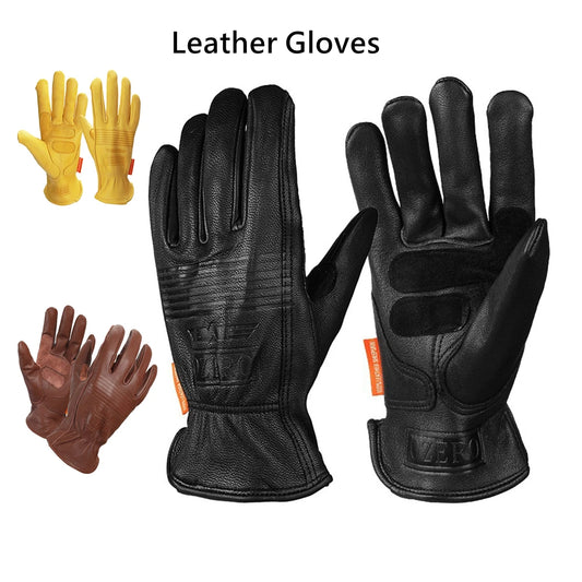 BG17 Shockproof & Waterproof & Windproof Leather (Sheep) Gloves