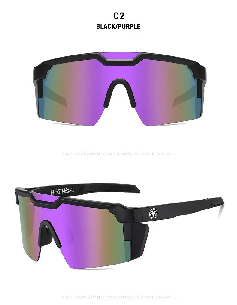 BSG08 Heatwave Cross border high-quality genuine film outdoor sports  windproof sunglasses