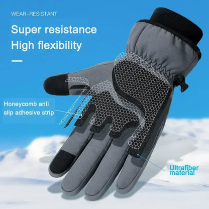 BG16 Winter -60℃ Electric Heated Waterproof & Windproof & Touch Screen & Non-slip Gloves