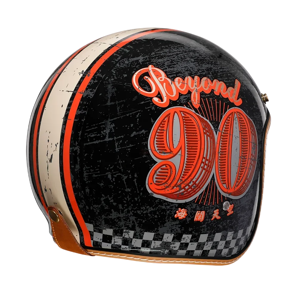 B04 Vintage Motorcycle Helmet