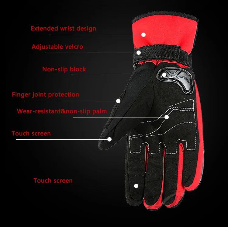 BG20 Winter Warm Gloves Touch Screen Waterproof Windproof