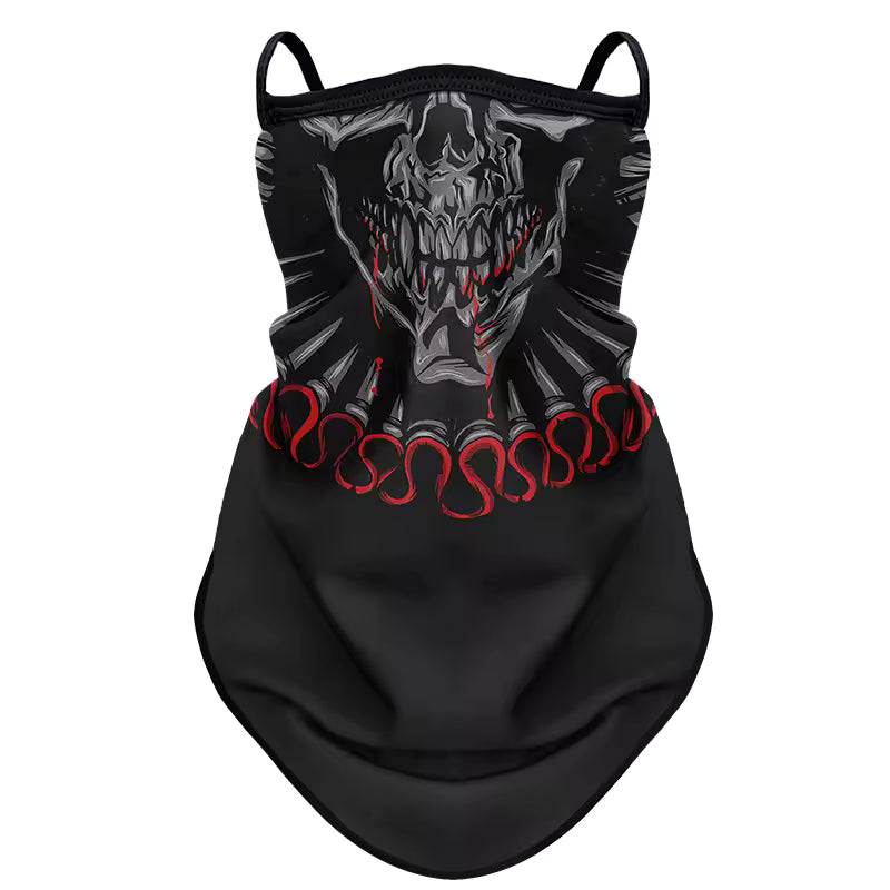 Retro Biker Face Mask – Breathable, Windproof & Anti-UV