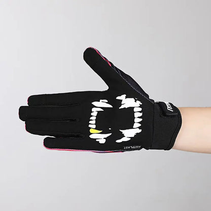 BG36 Pink Flame Long Finger Touch Screen Gloves (2 Version)