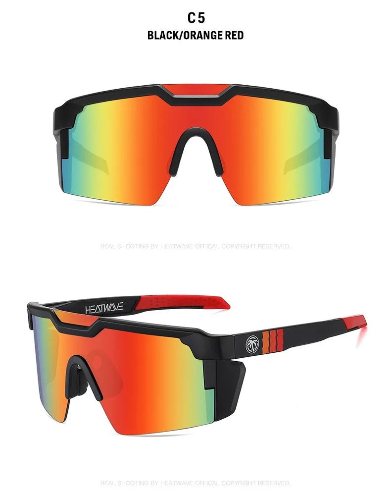 BSG08 Heatwave Cross border high-quality genuine film outdoor sports  windproof sunglasses