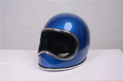 B23 Fiberglass Shell Korea Style Vintage Motorcycle Helmet