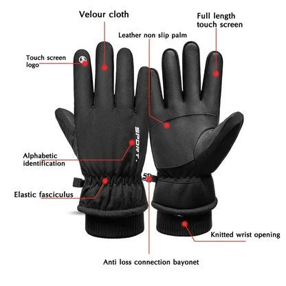 BG16 Winter -60℃ Electric Heated Waterproof & Windproof & Touch Screen & Non-slip Gloves