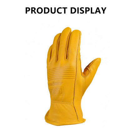 BG17 Shockproof & Waterproof & Windproof Leather (Sheep) Gloves