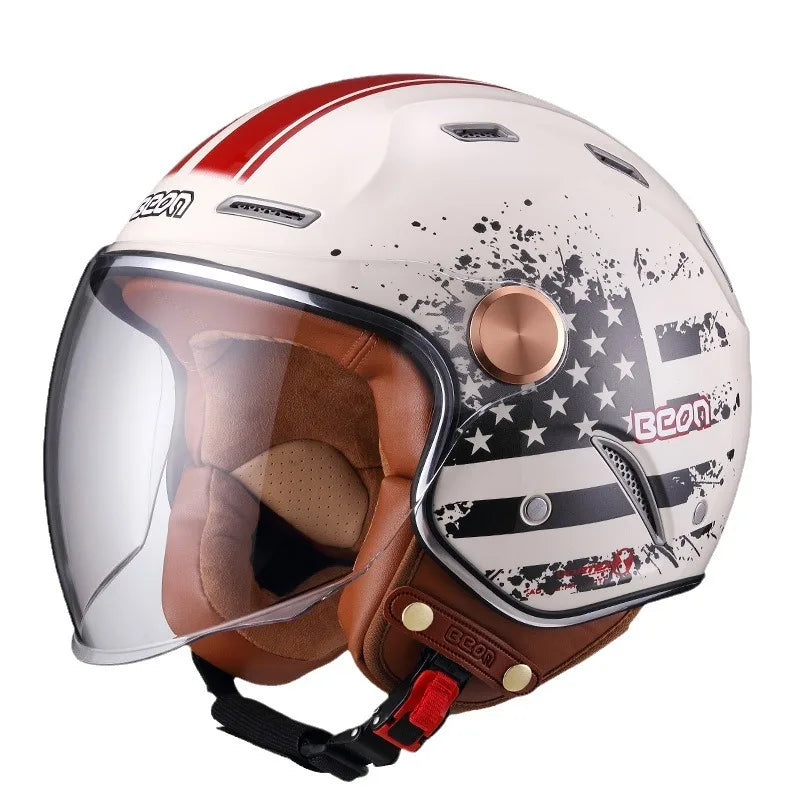 B10 Retro Motorcycle Helmet