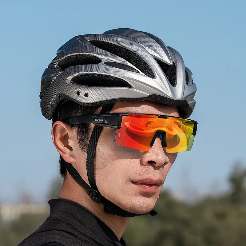 BSG15 WEST BIKING Cycling Glasses Photochromic UV400 Protection