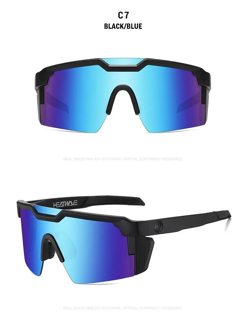 BSG08 Heatwave Cross border high-quality genuine film outdoor sports  windproof sunglasses