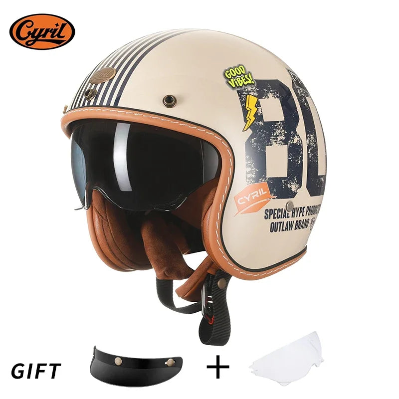 B05 Vintage Motorcycle Helmet Unisex