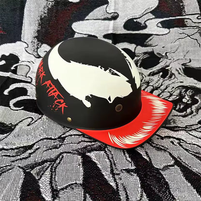 Retro 90s Half Helmet – Vintage Street Rider Style