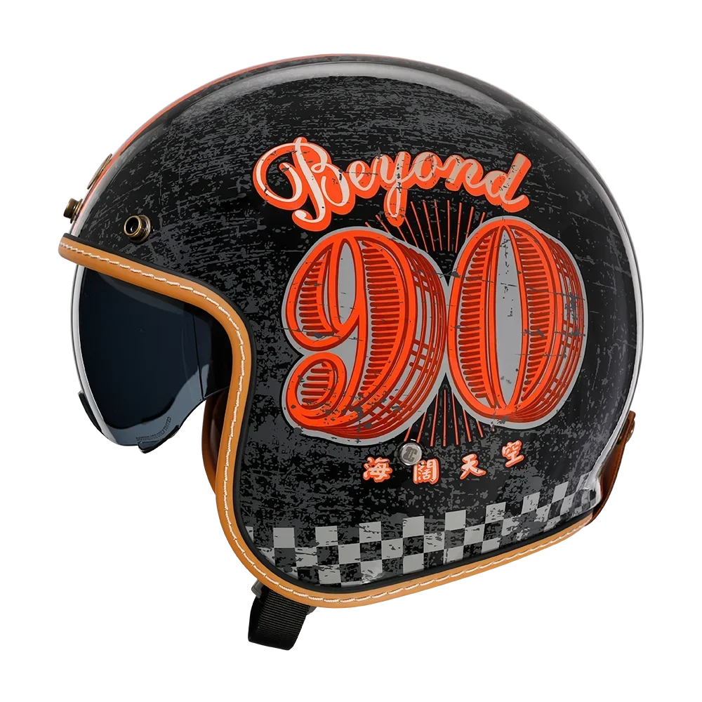 B04 Vintage Motorcycle Helmet