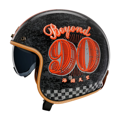 B04 Vintage Motorcycle Helmet