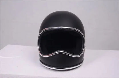 B23 Fiberglass Shell Korea Style Vintage Motorcycle Helmet