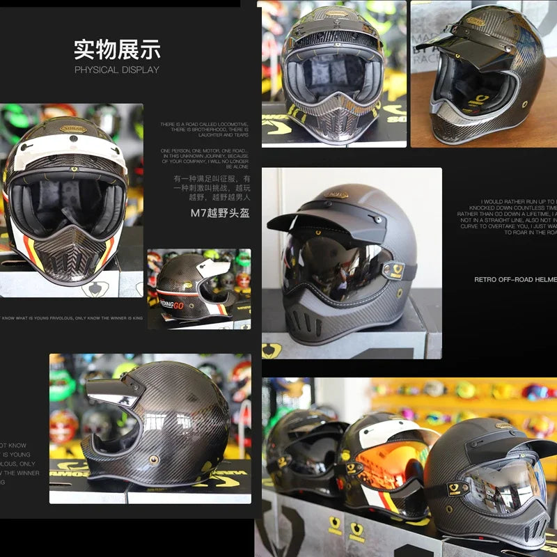 B26 Fiberglass Full-Face Helmets