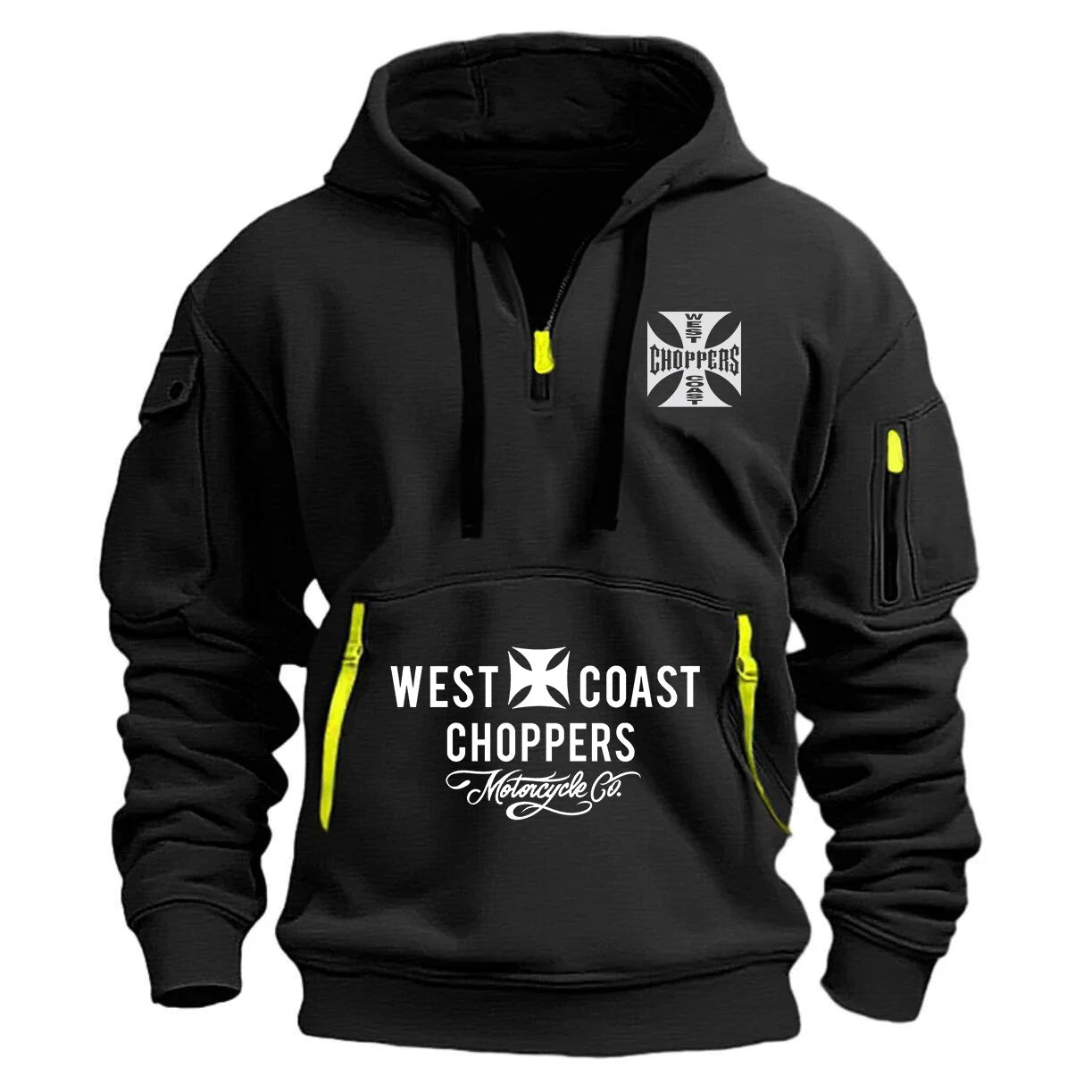 West Coast Choppers Tactical Hoodie – BikerZoneZ West Coast Choppers Tactical Hoodie – BikerZoneZ