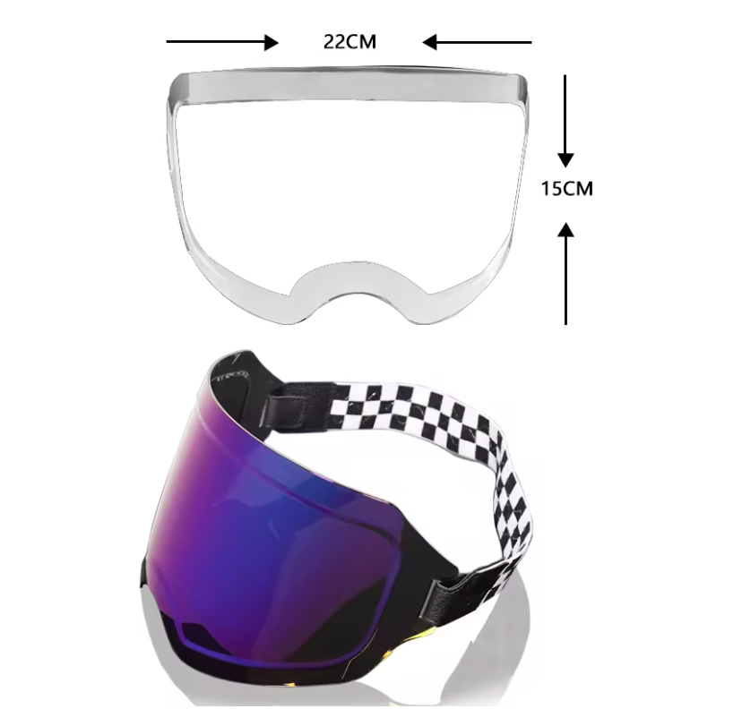 BZ Lenses for ORZ-729 Retro Full-Face Helmet- Limited Edition