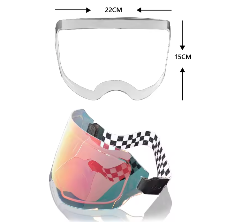 BZ Lenses for ORZ-729 Retro Full-Face Helmet- Limited Edition