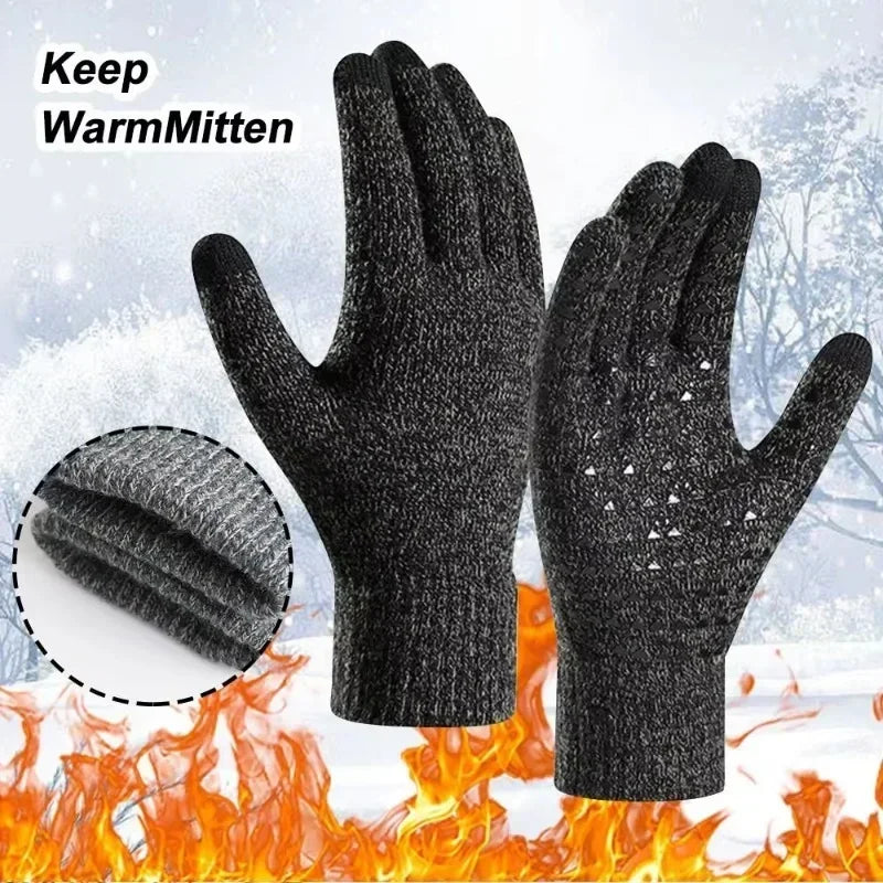 BG27 Warm Winter Knitted Gloves (5 Colors)