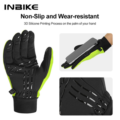 BG07 Winter Warm Fleece Gloves Waterproof Touchscreen