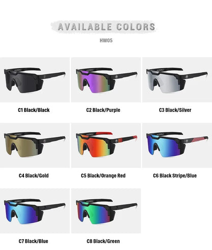 BSG08 Heatwave Cross border high-quality genuine film outdoor sports  windproof sunglasses