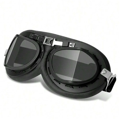 BGG10 Motorcycle Leather Retro Goggles