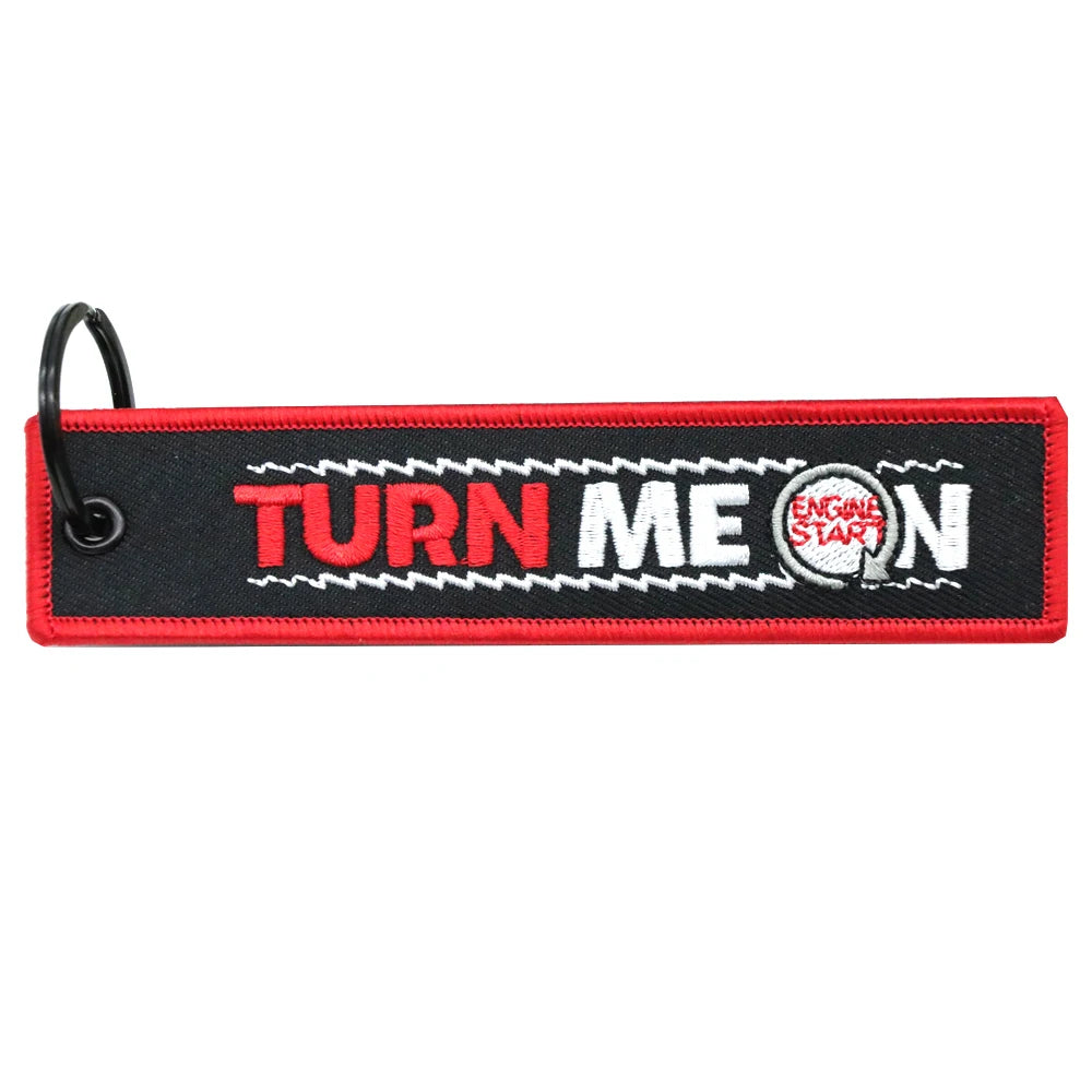 Turn Me On - Motorcycle Keychain