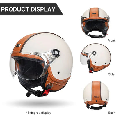 B08 Vintage Motorcycle Helmet