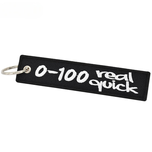 Real Quick - Motorcycle Keychain
