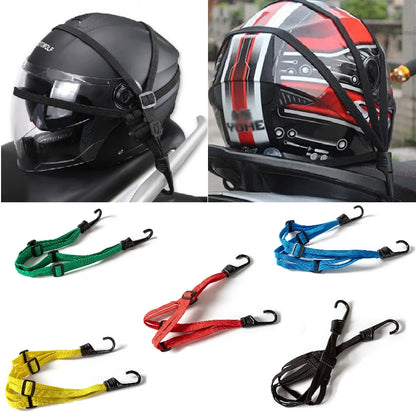 BA10 Motorcycle Retractable Helmet Luggage Elastic Rope Strap