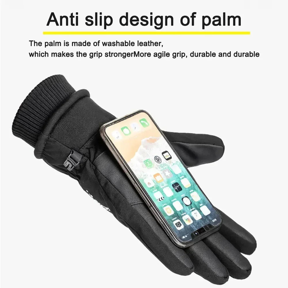 BG16 Winter -60℃ Electric Heated Waterproof & Windproof & Touch Screen & Non-slip Gloves