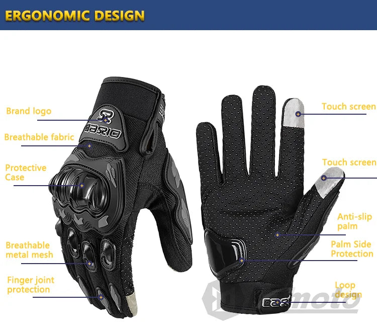 BG41 Warm Winter Windproof Waterproof Touch Screen Gloves (2 Colors)