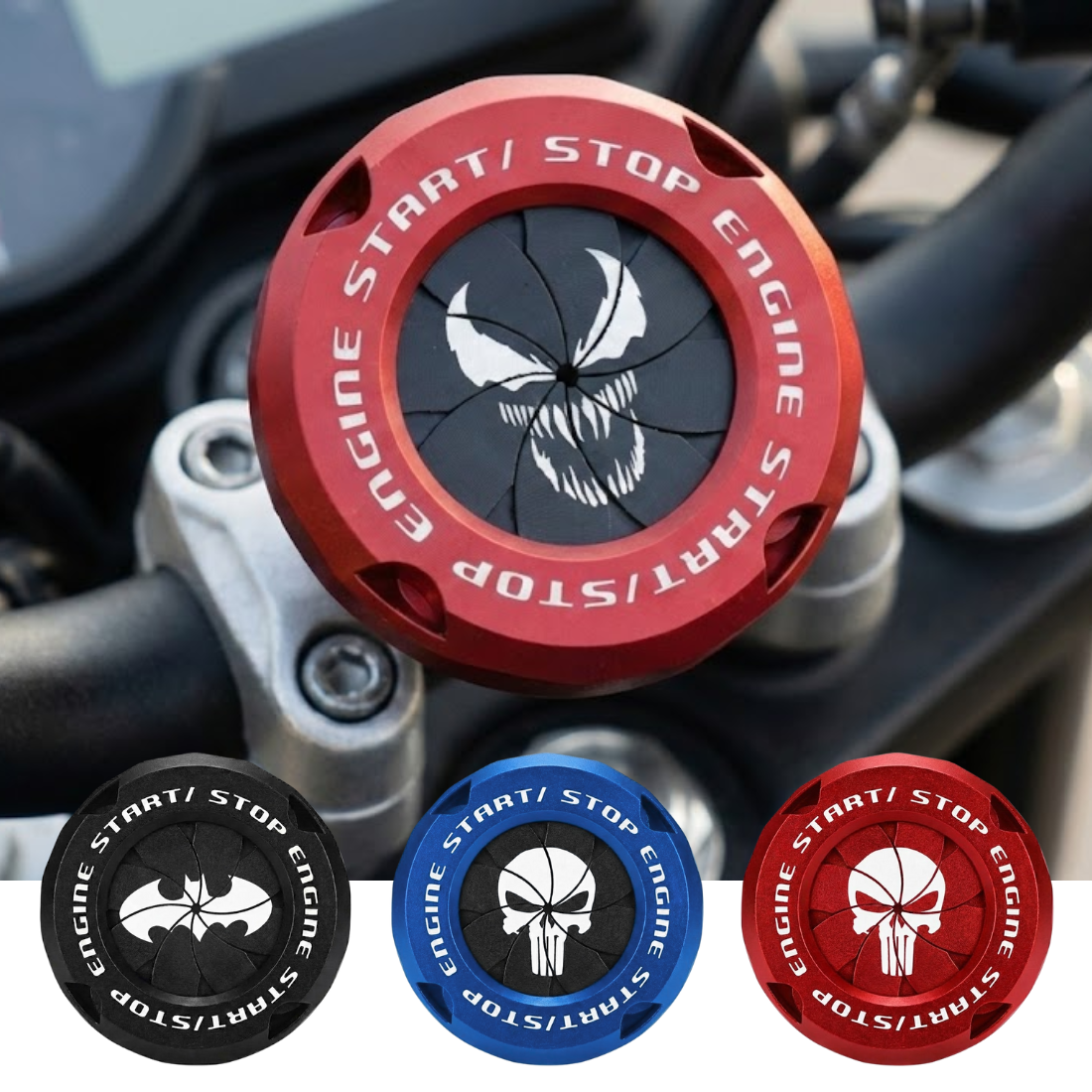 Motorcycle Engine Start/Stop Ignition Key Cover