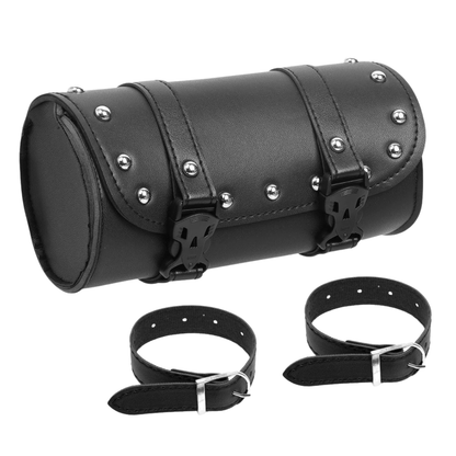 Motorcycle Front Fork Tool Bag – PU Leather, Universal Fit