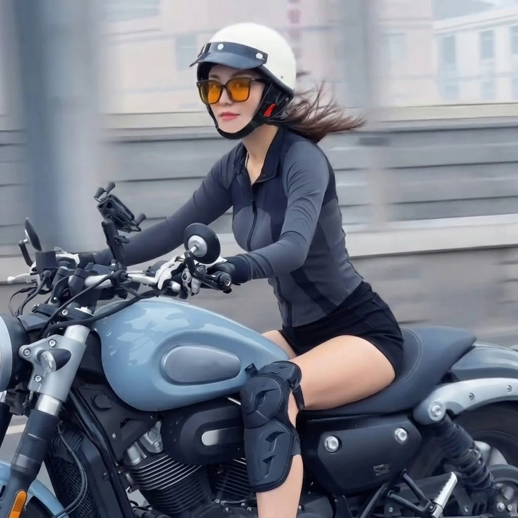 Premium Vintage Half Helmet – DOT & ECE Approved Motorcycle Helmet with Visor